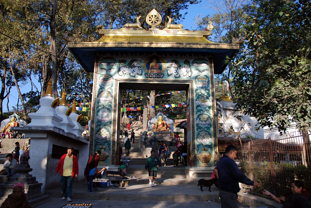 Kathmandu Swayambhunath 06 Entrance Gate 